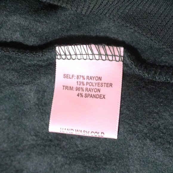 Jane + Delancey Green Sweatshirt Fox in Santa Hat with Holly Women’s Small - Picture 7 of 8